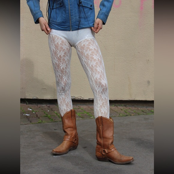 Vintage Sancho tan oiled leather biker boots 8 - Picture 3 of 11